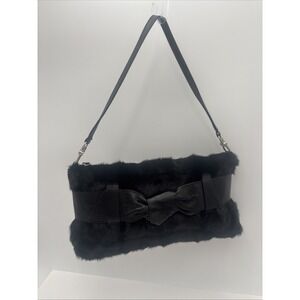 Roberta Gandolfi Fur Mink Handbag Leather